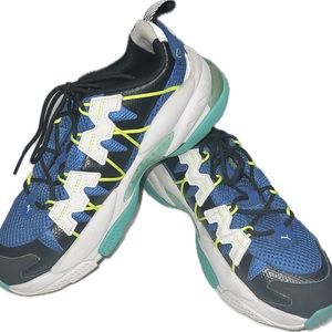 Size 7.5-PUMA LQDCELL Omega Black Galaxy Blue